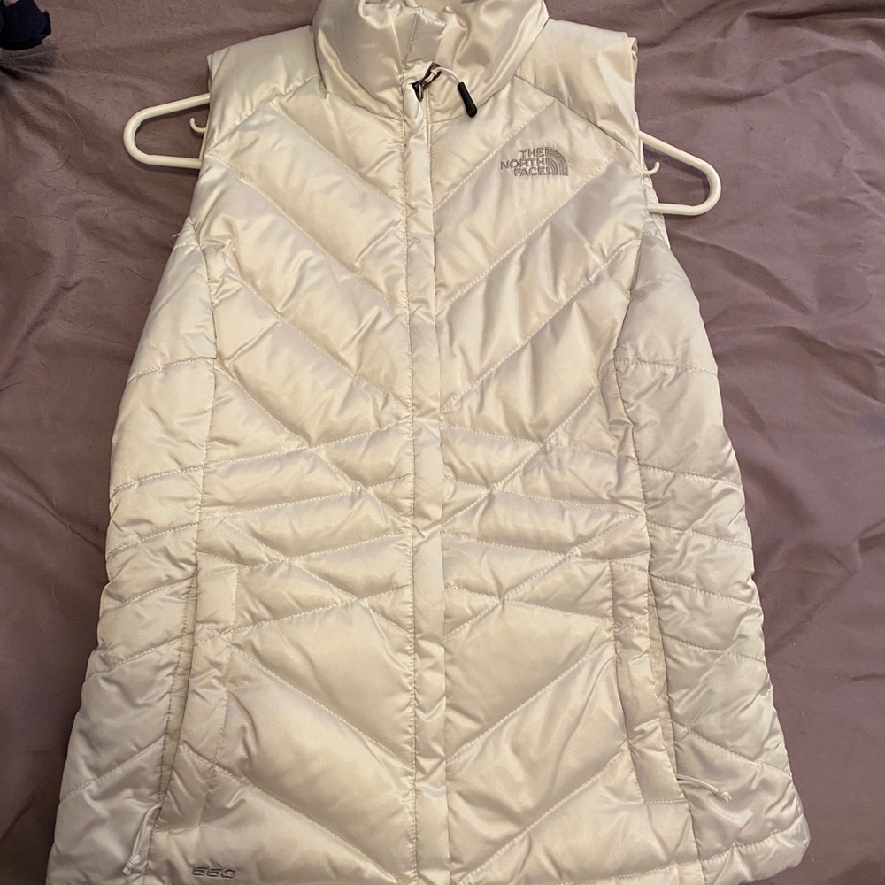 White North Face Vest
